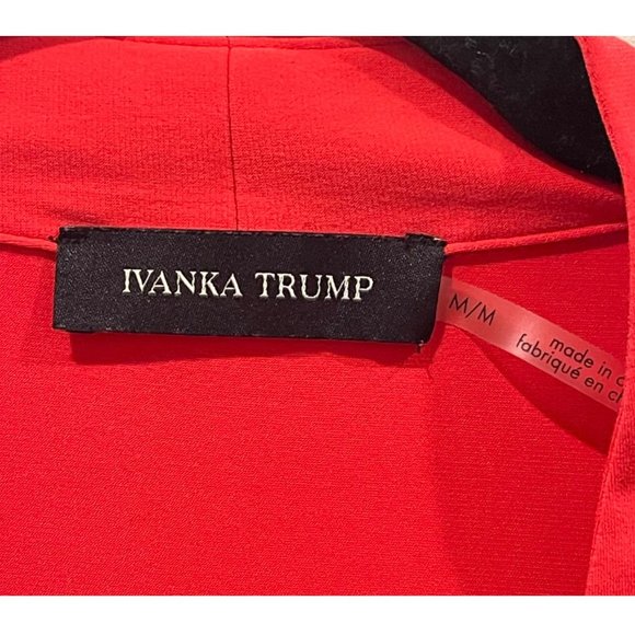 IVANKA TRUMP Sleeveless Red Blouse - Picture 2 of 4